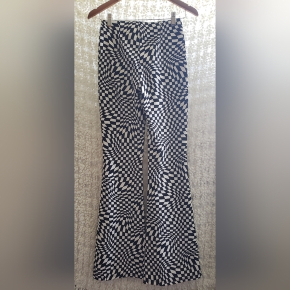 Garage women's psychedelic high waisted flare leggings pants xs - Picture 3 of 8